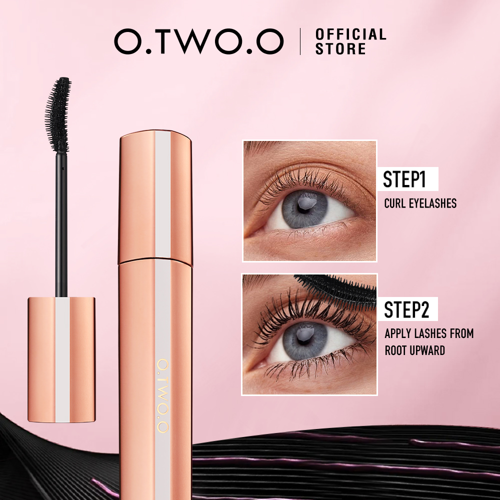 Lip & Eye Makeup Set 3pcs Watery Lip Gloss+ Waterproof Matte Lipstick +Mascara Volumizing Long-lasting-O.TWO.O PH