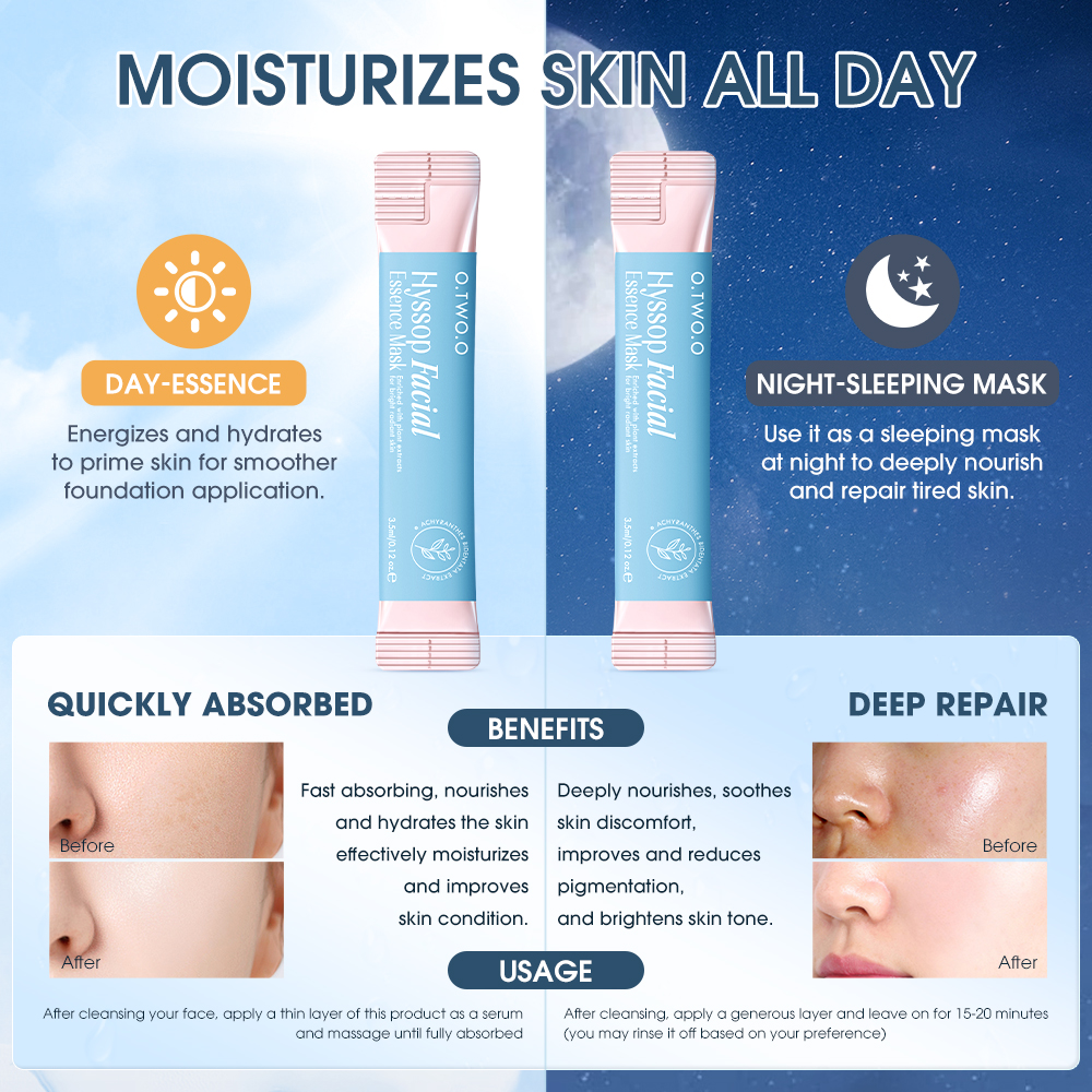 Hyssop Facial Essence Mask Gel-O.TWO.O PH