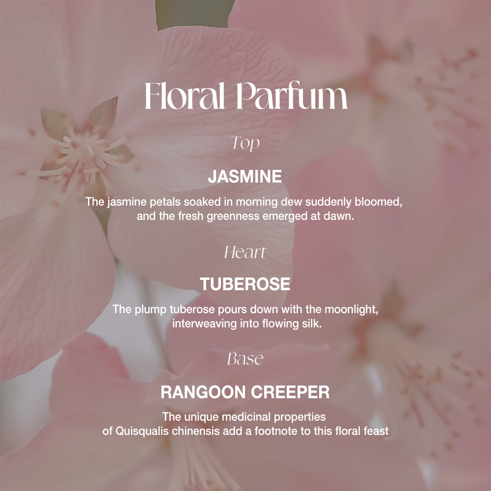 Perfume Long Lasting 12H Floral Jasmine Tuberose Rangoon Creeper Aromatic 50ML-O.TWO.O PH