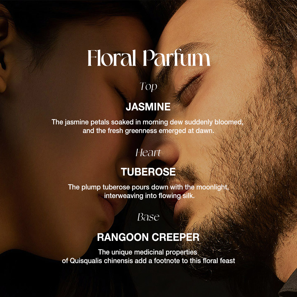 Perfume Long Lasting 12H Floral Jasmine Tuberose Rangoon Creeper Aromatic 50ML-O.TWO.O PH