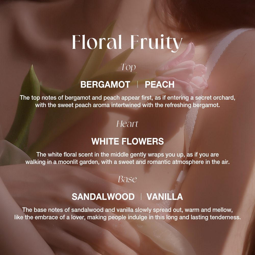 Perfume Long Lasting 12H Fragrance Peach Flowers Woody For Women 50ML-O.TWO.O PH