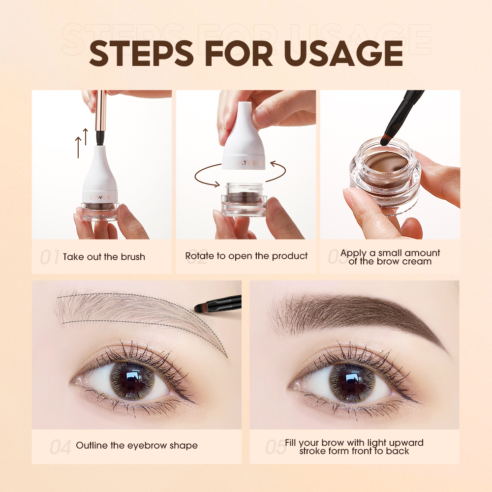 Natural Shaping Eyebrow Dying Cream-O.TWO.O PH