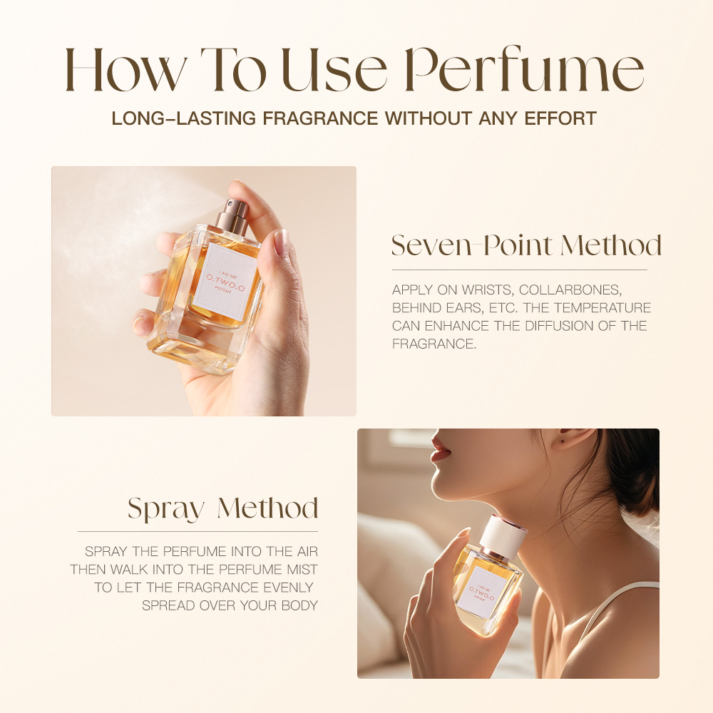 Perfume Long Lasting Floral Fruity Pear Melon Jasmine Cedar Sensual 50ML-O.TWO.O PH