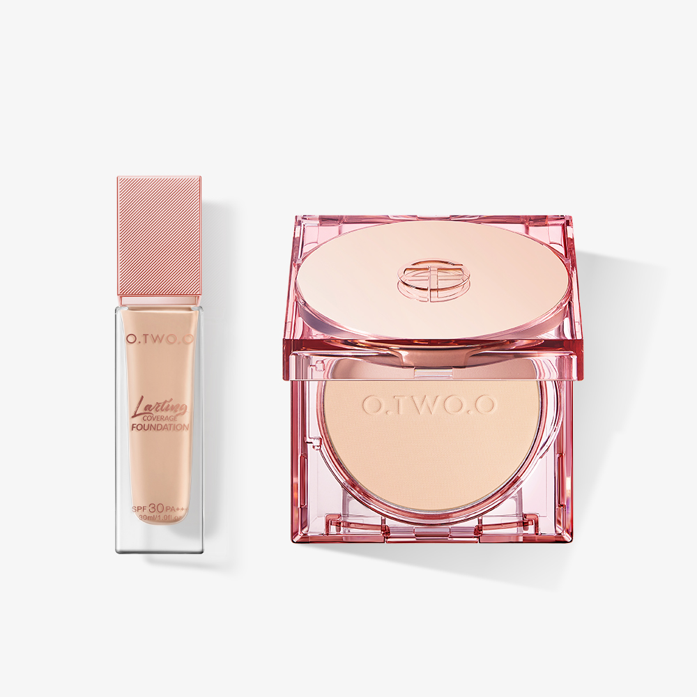 Haute All Day Coverage Foundation + Mist Mirror Locking Powder-O.TWO.O PH