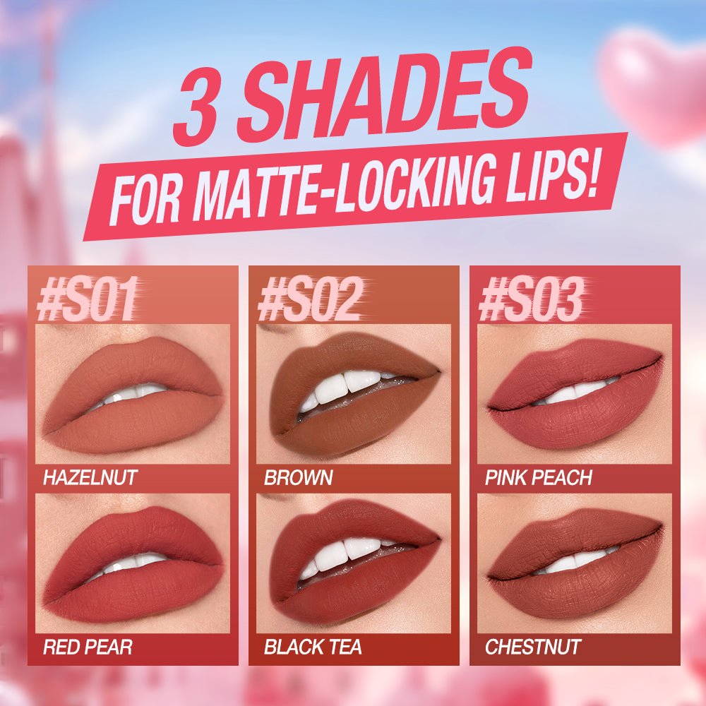 Matte Lock-Color Lip Glaze Set-O.TWO.O PH