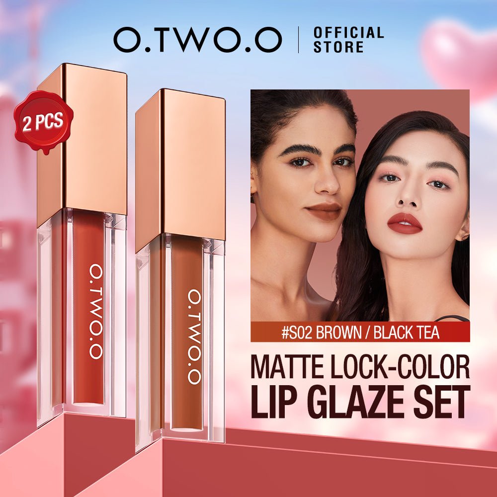 Matte Lock-Color Lip Glaze Set-O.TWO.O PH
