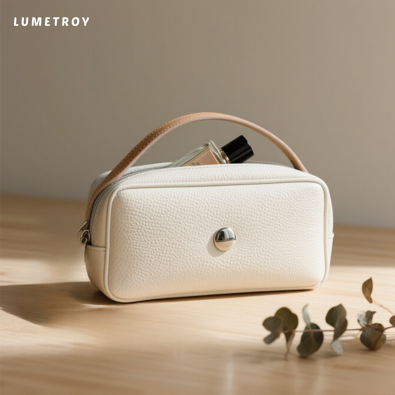 新しい女性用ポータブル大容量化粧ポーチ