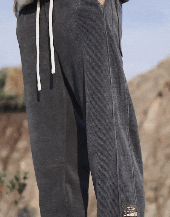 ストレッチコーデュロイパンツ（裏起毛/起毛なし）