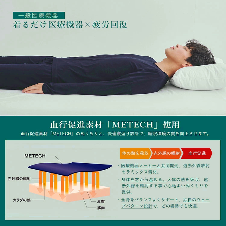 疲労回復ホームウェア