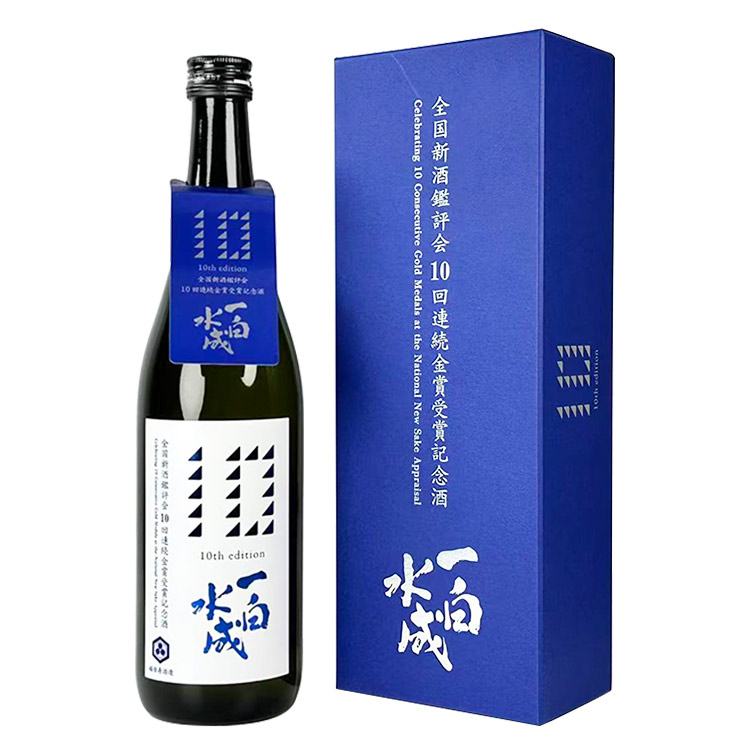 Ippakusuisei Daiginjo Commemorative Sake for 10-Year Consecutive Gold Awards at the National Sake Appraisal【一白水成 大吟醸 全国新酒鑑評会 10年連続金賞受賞記念酒】