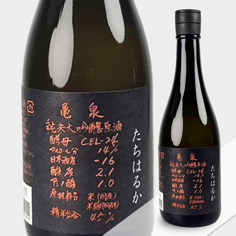 Kameizumi Junmai Daiginjo Genshu CEL-24 Tachiharuka【亀泉 純米大吟醸 原酒 CEL-24 たちはるか】