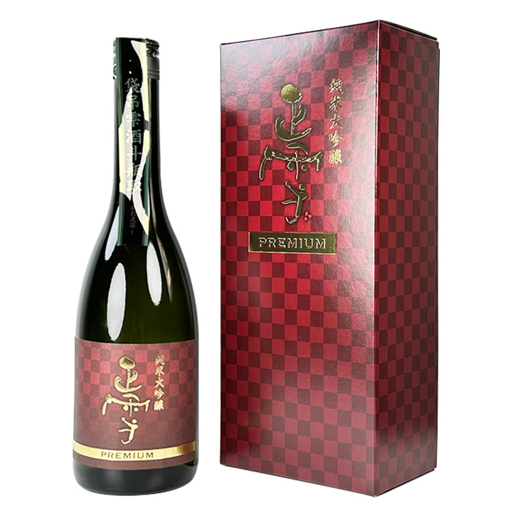 Shosetsu Junmai Daiginjo Premium Fukurotsurishizuku Tobindori【正雪 純米大吟醸 Premium 袋吊雫酒斗瓶取】