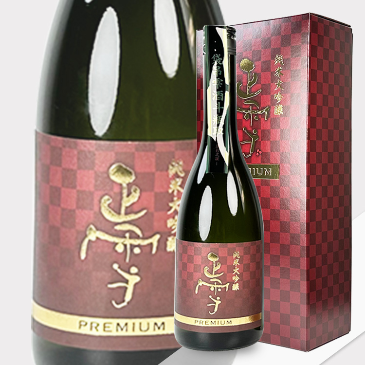 Shosetsu Junmai Daiginjo Premium Fukurotsurishizuku Tobindori【正雪 純米大吟醸 Premium 袋吊雫酒斗瓶取】