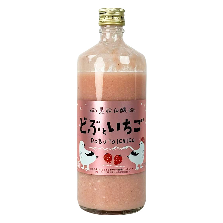 Kuromatsu Senjo Dobu to Ichigo (Strawberry Liqueur)【黒松仙醸 どぶといちご】