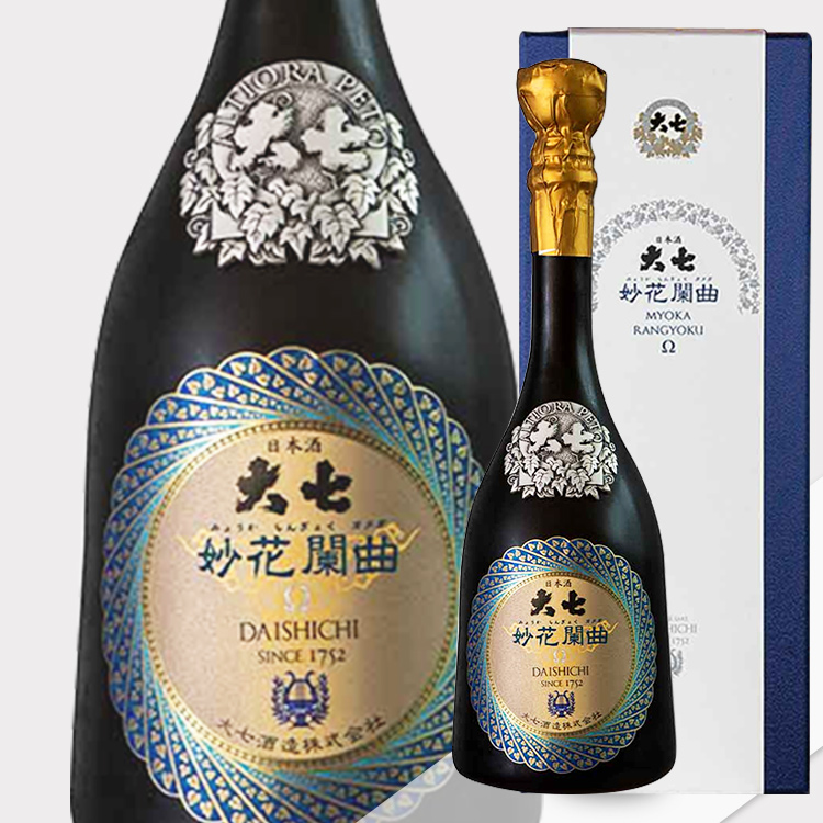 Daishichi Kimoto Junmai Daiginjo Myoka Rangyoku Omega【大七 純米大吟醸 雫原酒 妙花闌曲 Ω】