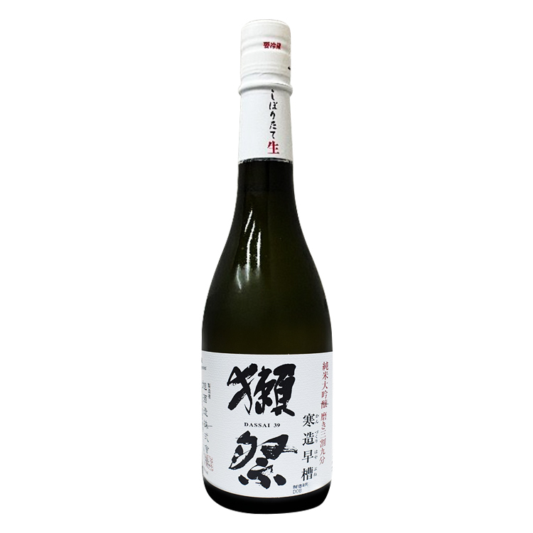 Dassai 39 Junmai Daiginjo Unpasteruized (Kanzukuri) 【獺祭 三割九分 純米大吟醸 寒造早槽】