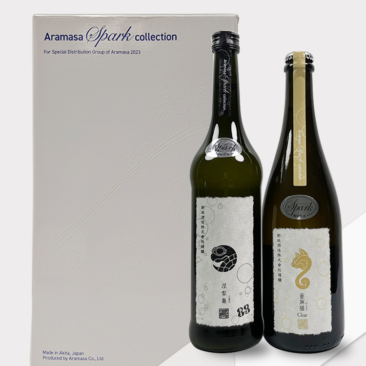新政AMAGAERU & NIRUGAME 10th Anniversary sparkling sake – Sake-Hub