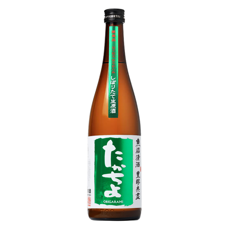 Takachiyo Henpeiseimai Shiboritate Origarami Muroka Nama Genshu