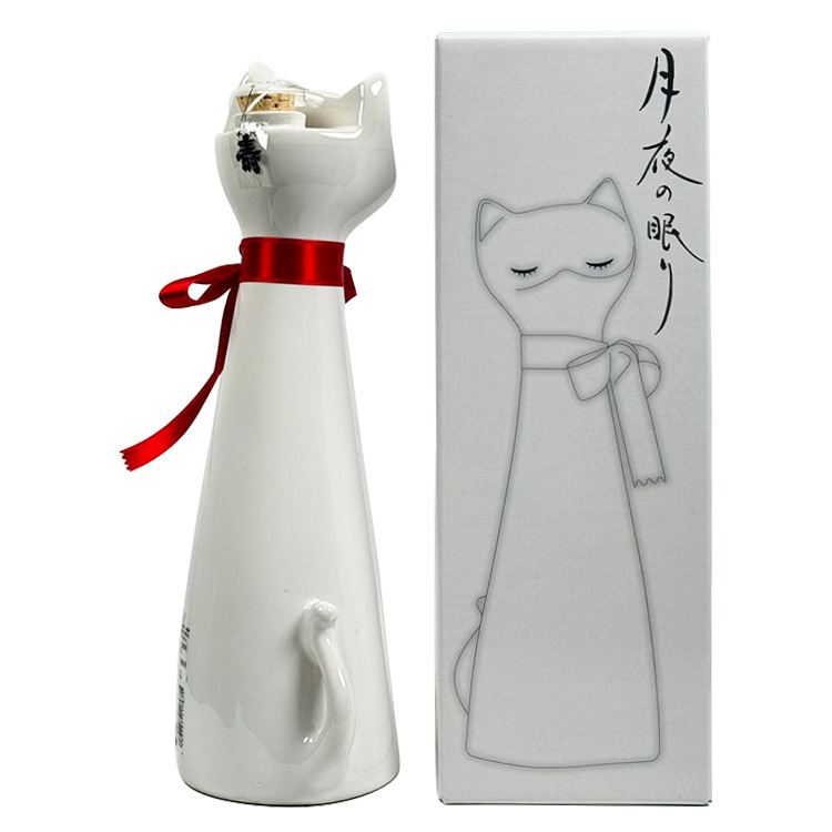 Chiyokotobuki Junmai Tsukiyononemuri (White Cat)	 【千代寿 純米 月夜の眠り 白猫ボトル】