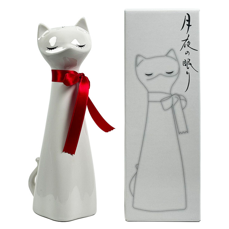 Chiyokotobuki Junmai Tsukiyononemuri (White Cat)	 【千代寿 純米 月夜の眠り 白猫ボトル】