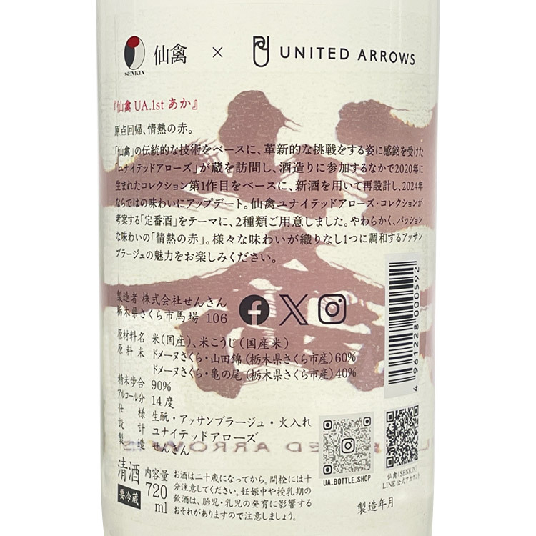 Senkin x United Arrows 1st Red & Blue