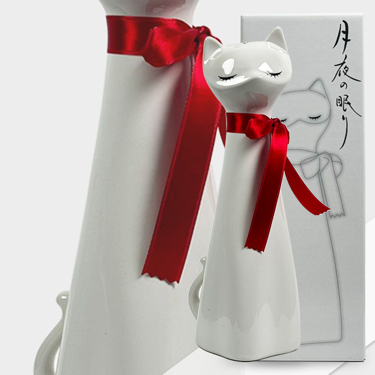 Chiyokotobuki Junmai Tsukiyononemuri (White Cat)	 【千代寿 純米 月夜の眠り 白猫ボトル】