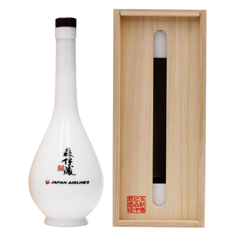 Moriizo Tsurukubi Imo Shochu (JAL 15th Anniversary Commemorative Shochu) 【森伊蔵 本格焼酎 鶴首 15周年記念 JAL限定ボト】