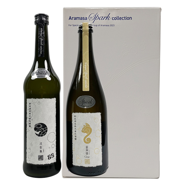 Aramasa Annual Fermentation Report 2023 Part III (Amaneko Clear Sparkling & Nirugame Sparkling）	 【新政 頒布会 2023 PART III 亜麻猫Clear & 涅槃亀 スパーク】