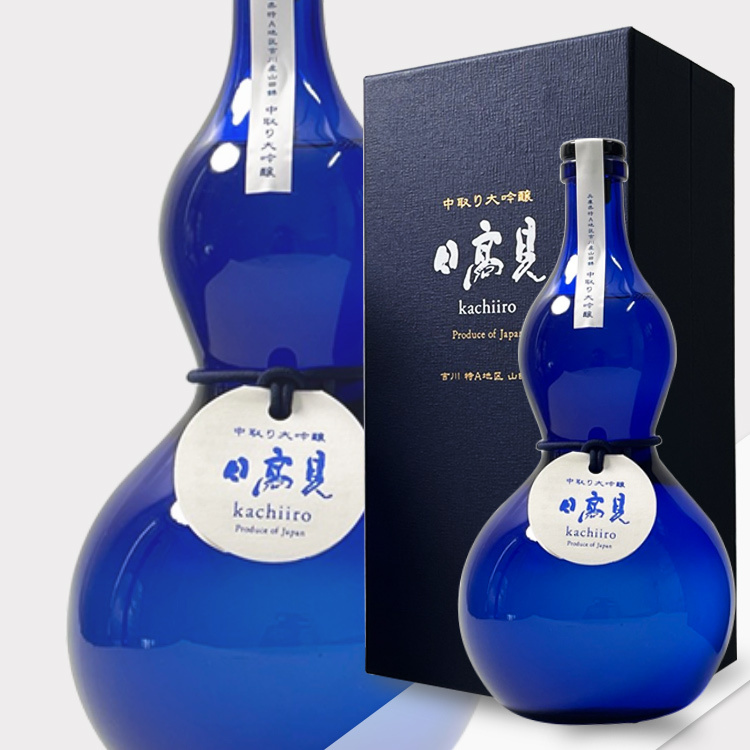 Hitakami Nakadori Daiginjo Kachiiro Gourd Blue