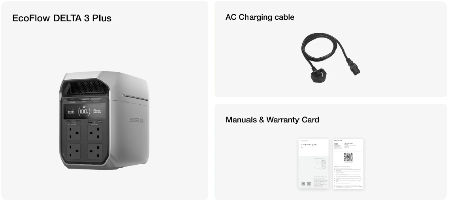 EcoFlow DELTA 3 Plus Portable Power Station 1024Wh