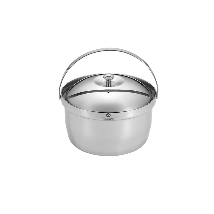 Campingmoon CC-21 Three Layer Stainless Steel Pot -Medium