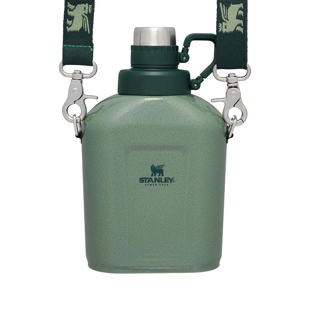 Stanley Classic Steel Canteen 1.1QT - Hammertone Green-Goritta Works Sdn. Bhd. 202501017603 (1619017-X)