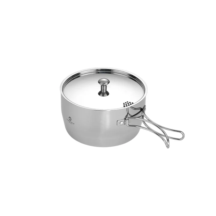Campingmoon CC-18 Three Layer Stainless Steel Pot - Small