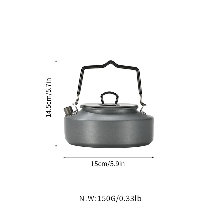 Campingmoon S800 Aluminium Portable Kettle 0.8L
