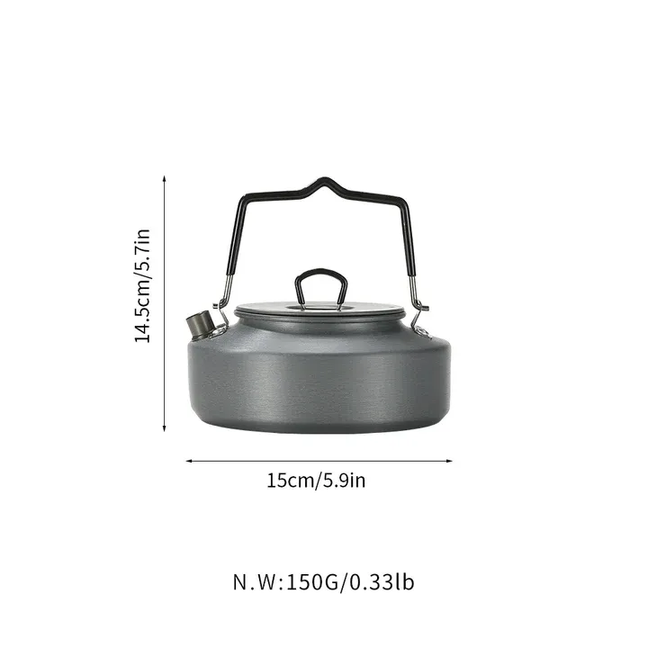 Campingmoon S800 Aluminium Portable Kettle 0.8L