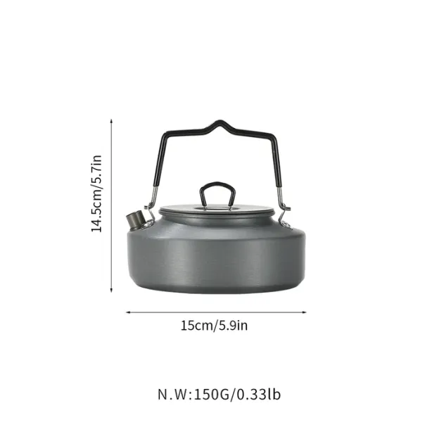Campingmoon S800 Aluminium Portable Kettle 0.8L