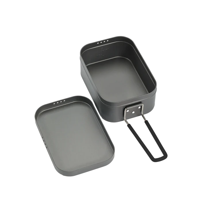 Campingmoon H-2013 Anodized Aluminum Mess Tin - Large