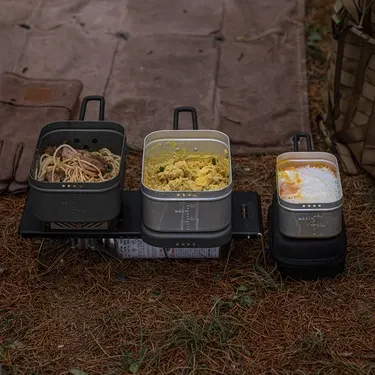 Campingmoon S-2013 Mess Tin Camping Lunch Box - Large