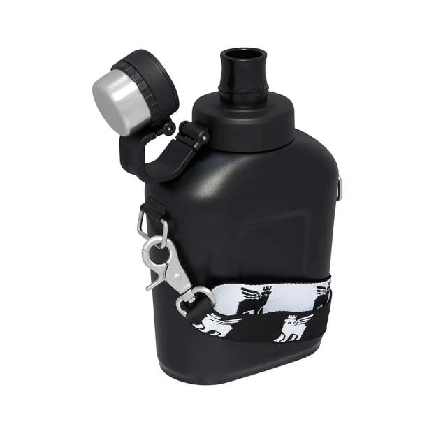 Stanley Classic Steel Canteen 1.1QT - Matte Black-Goritta Works Sdn. Bhd. 202501017603 (1619017-X)