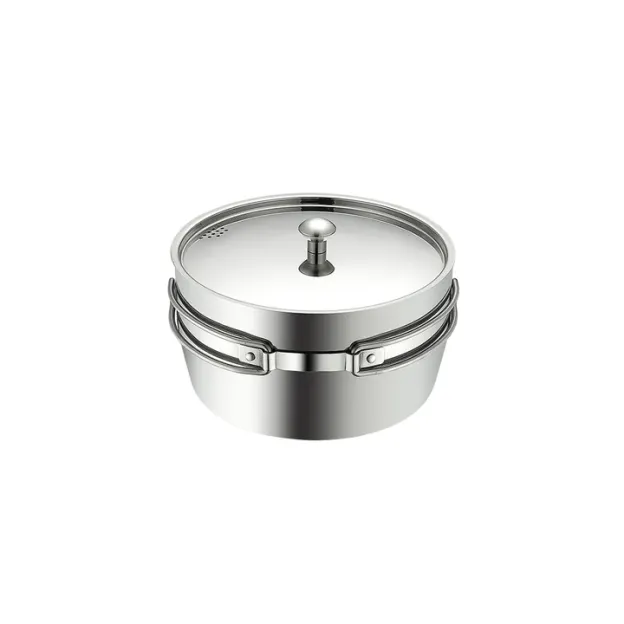 Campingmoon CC-18 Three Layer Stainless Steel Pot - Small
