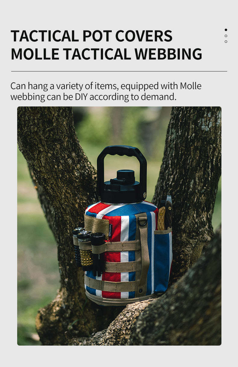 Thous Winds 2L Tactical Pot Cover - Red, White & Blue-Goritta Works Sdn. Bhd. 202501017603 (1619017-X)