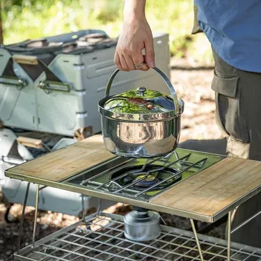 Campingmoon CC-21 Three Layer Stainless Steel Pot -Medium