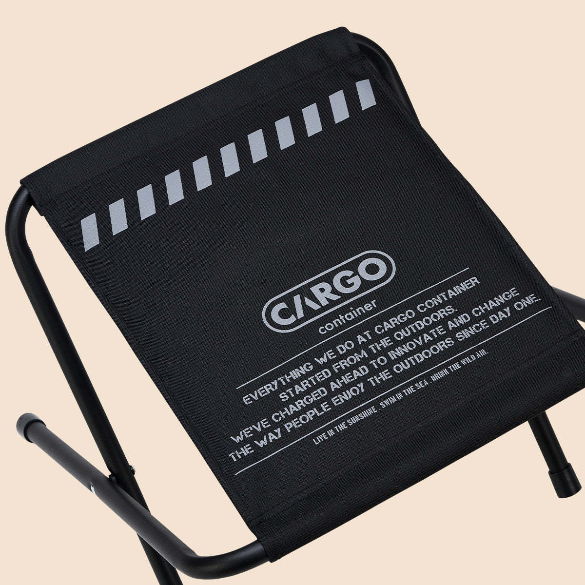 Cargo Container Wide BBQ Chair 2pcs - Gray