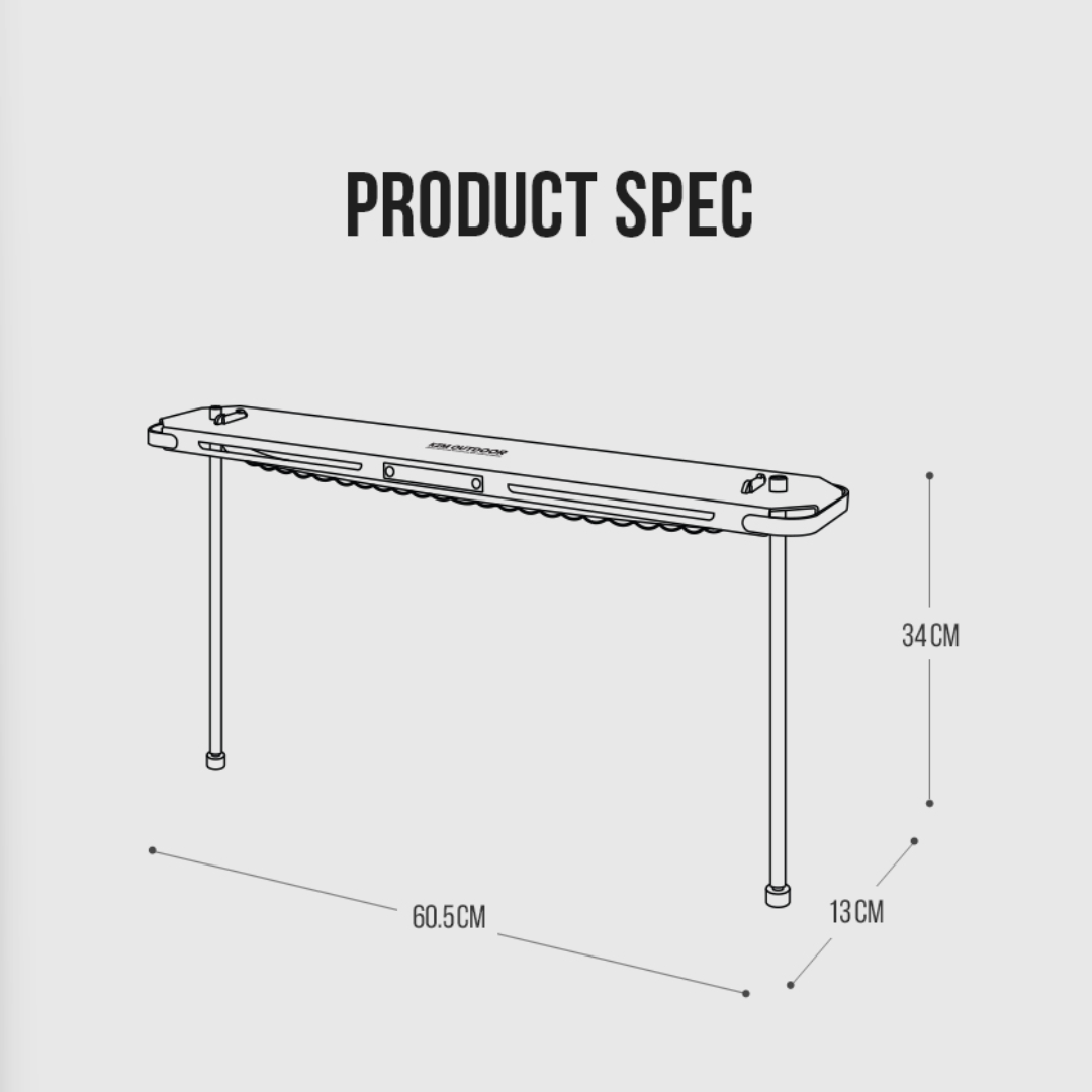 KZM One Table Top Shelf