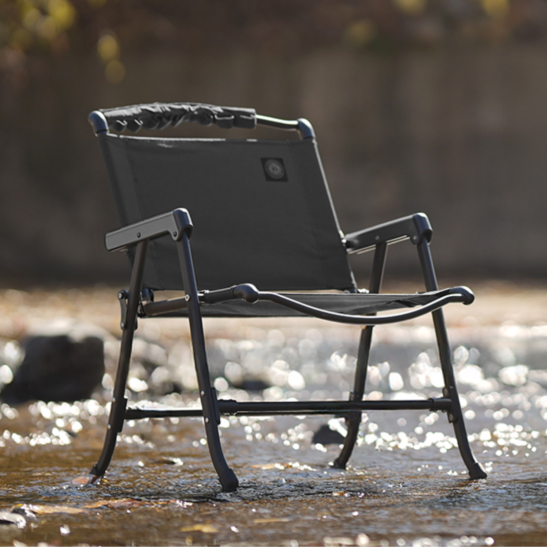 KZM Field Slab Chair Max - Black