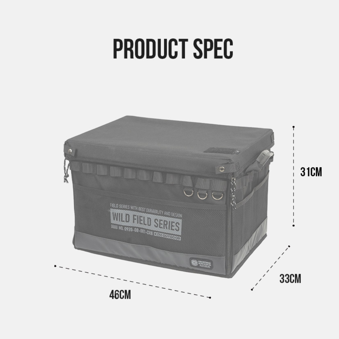 KZM Field Cabinet Box - Black