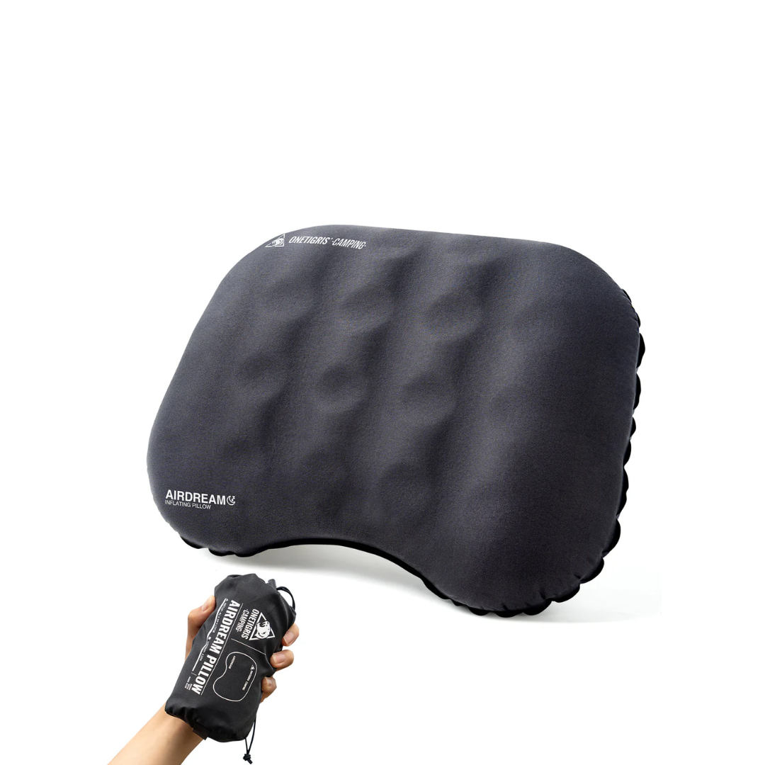 OneTigris Airdream Inflating Pillow - Deep Gray