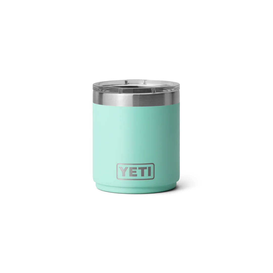 YETI Rambler 10 oz Stackable Lowball with MagSlider™ Lid - Seafoam (Ceramic Lining)