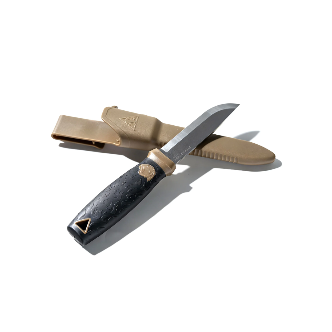 OneTigris Trail Forge Camping Knife with case - Black