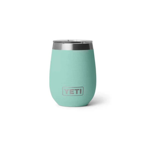 YETI Rambler 10 oz Wine Tumbler with DuraSip Ceramic Lining - Sea Stone